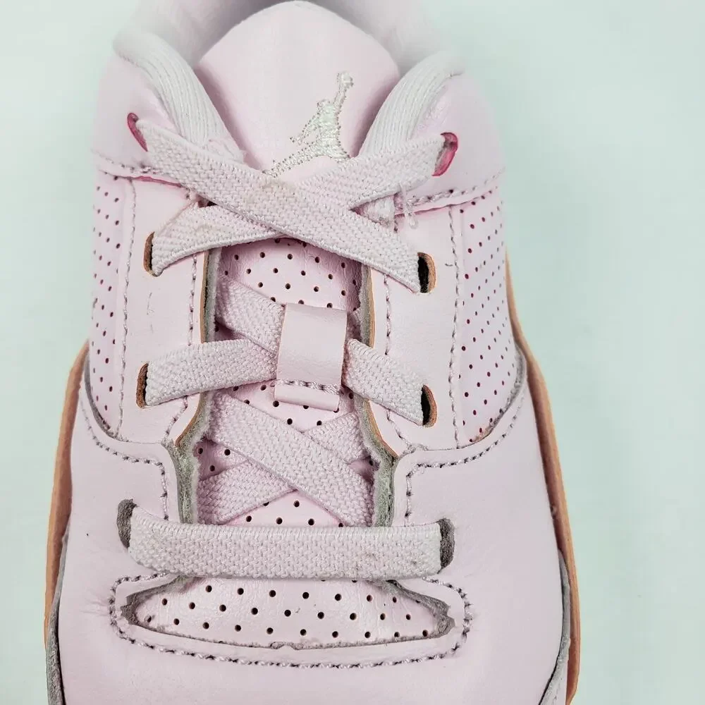 Nike Air Jordan Flight Court Toddler Girls Size 10c Pink Foam Sail Muslin Shoes